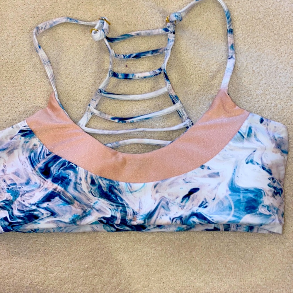 Issa de’mar L large bikini top tie dyed